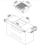 Fulgor FOBQ 602 G X 嵌入式 戶外氣體燒烤爐 